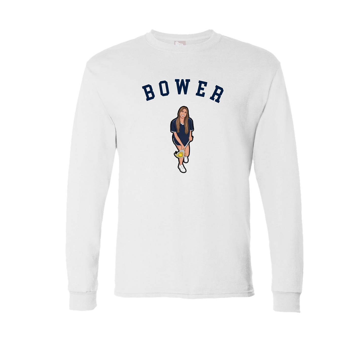 Long Sleeve Tee — Shirsey Arch in White