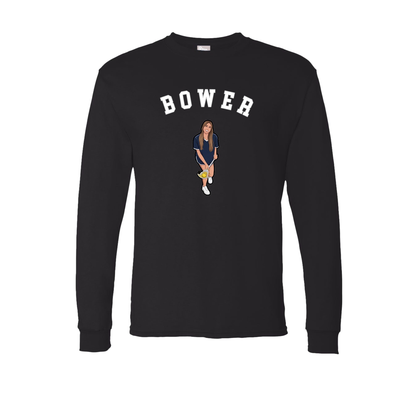 Long Sleeve Tee — Shirsey Arch in Black