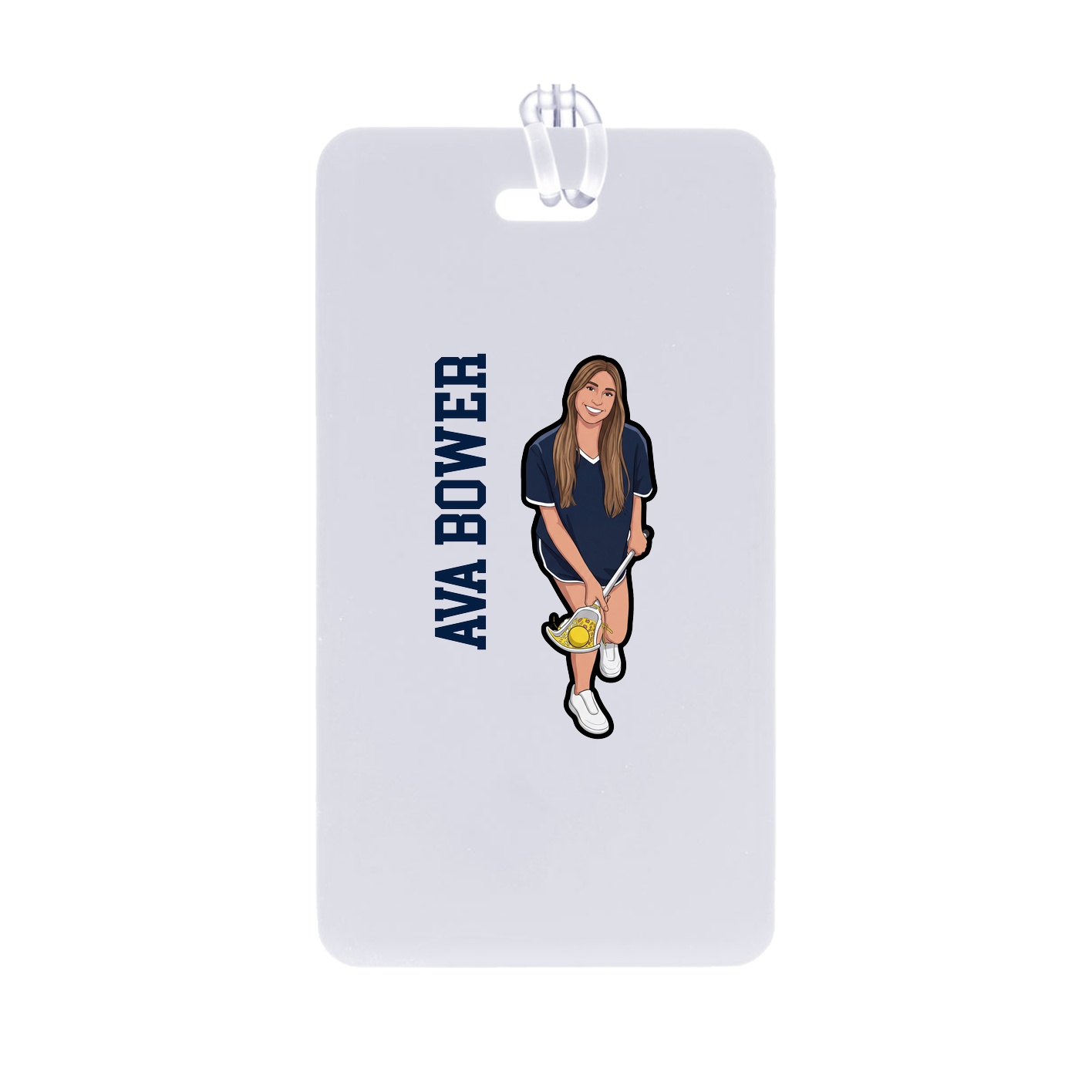 Bag Tag — Name Vertical in Classic