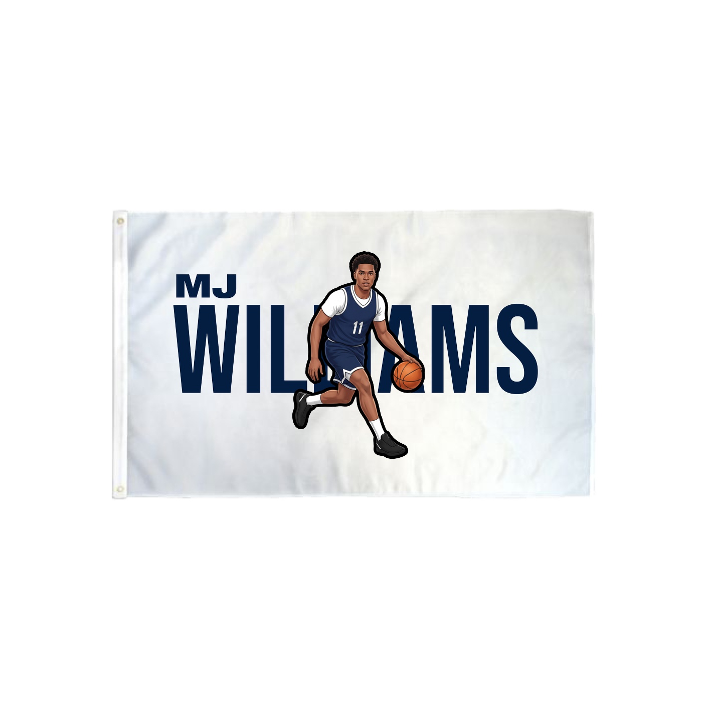 3x5 Flag — Player Name in Classic