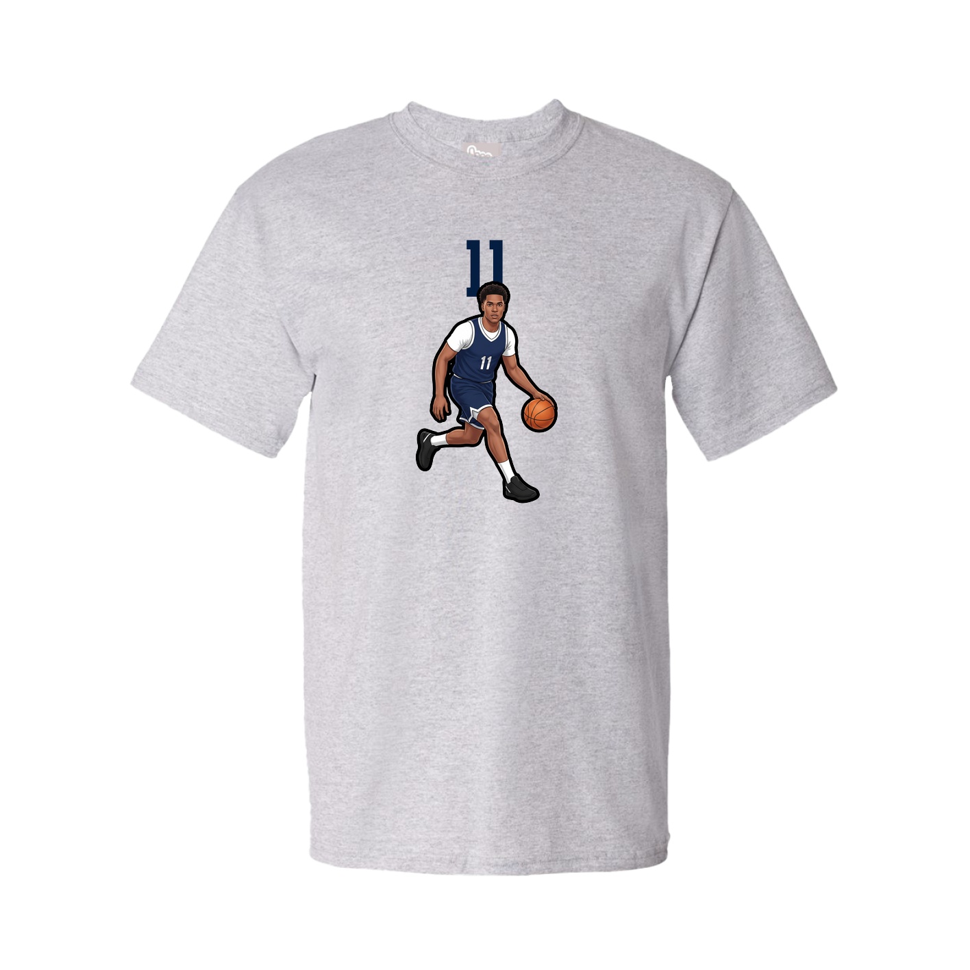 Tee — Number Top in Grey