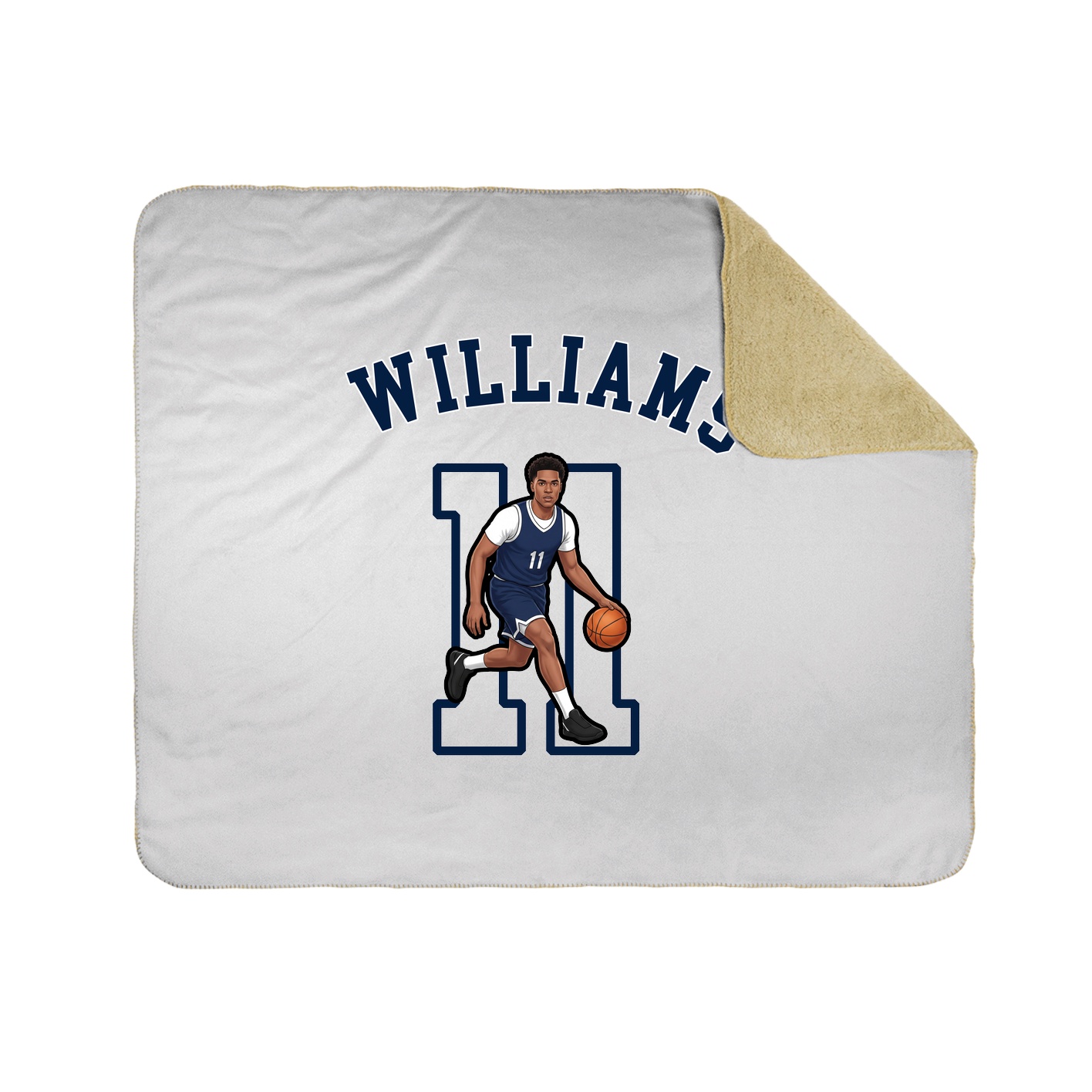 Throw Blanket — Shirsey Arch in White