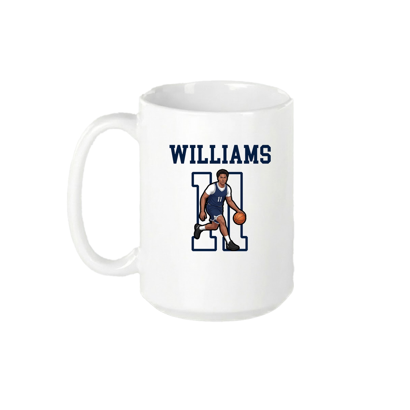 15oz Coffee Mug — Shirsey in White