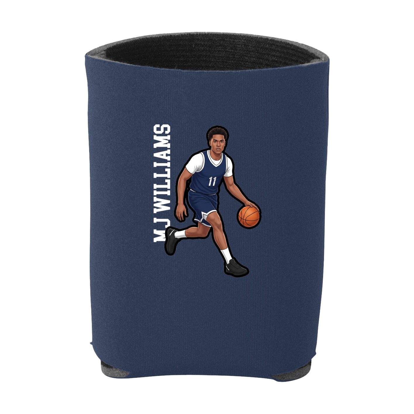Can Holder — Name Vertical in Navy