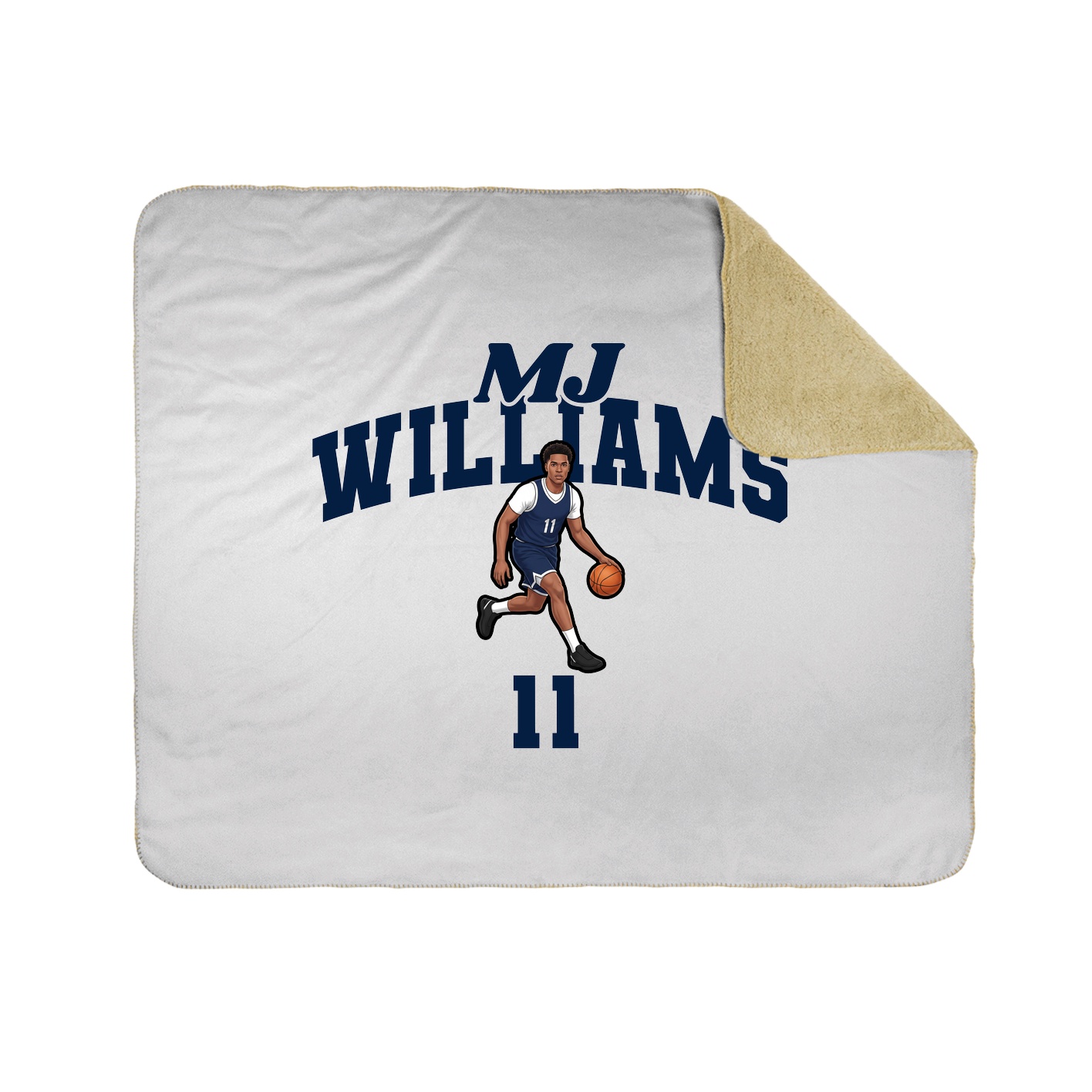 Throw Blanket — Signature Arch in White