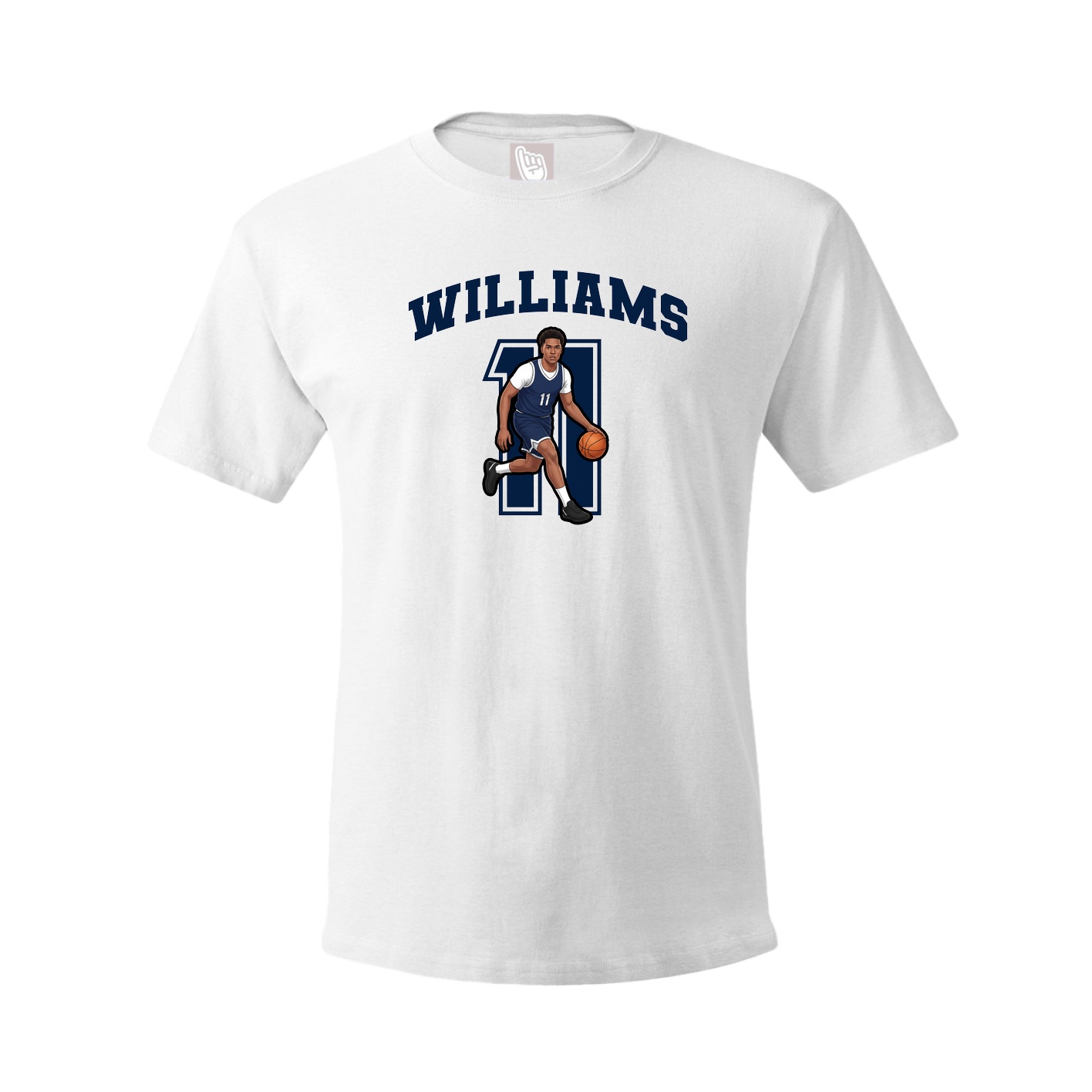 Tee — Number in White