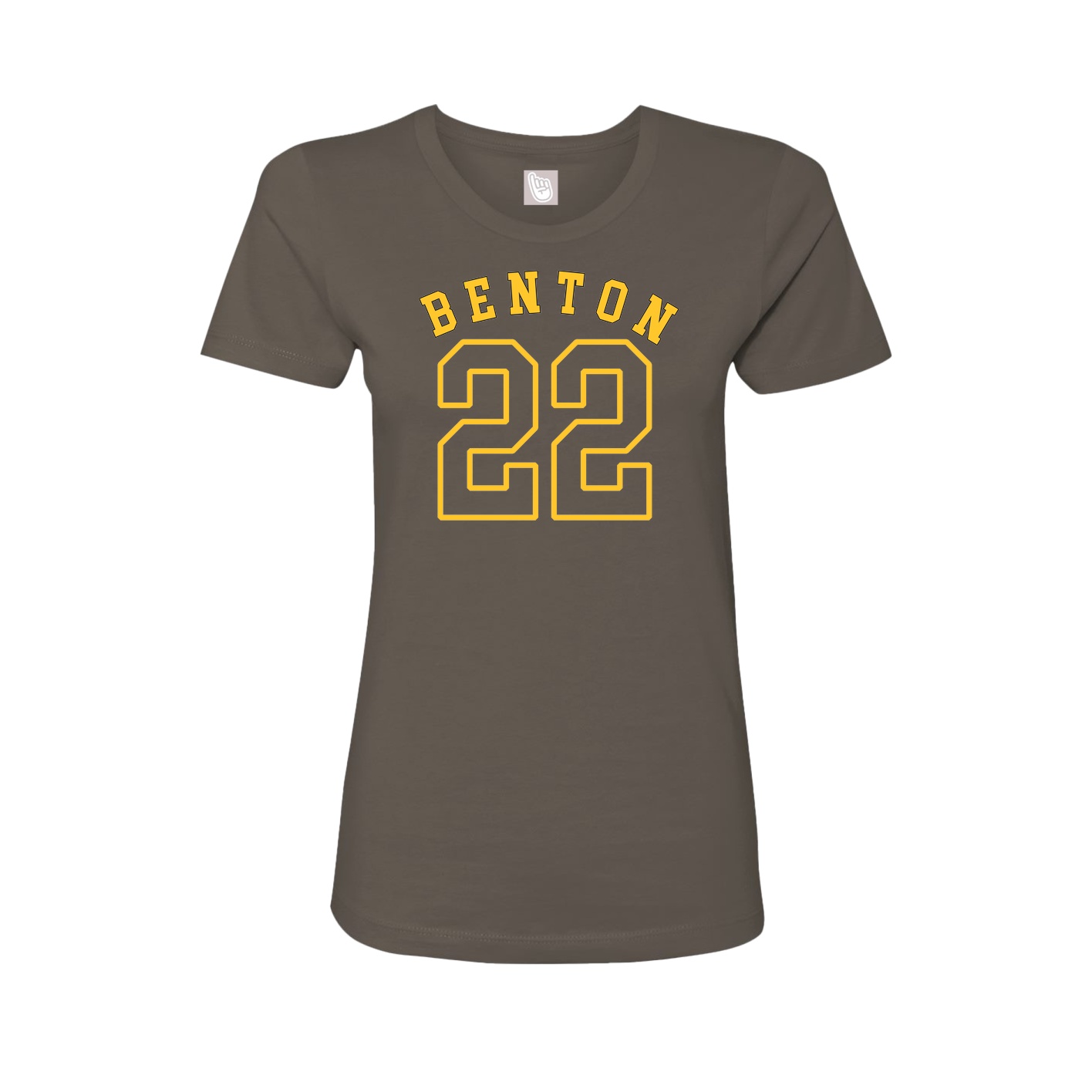 Fitted Women's Tee — Shirsey Arch in Grey