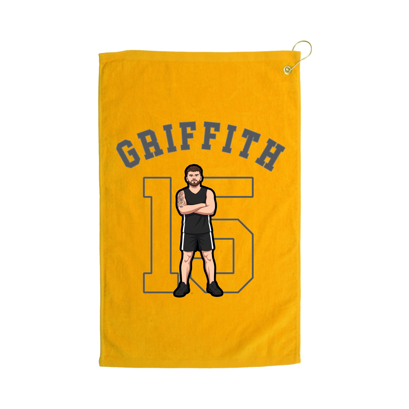 Golf Towel — Shirsey Arch in Gold