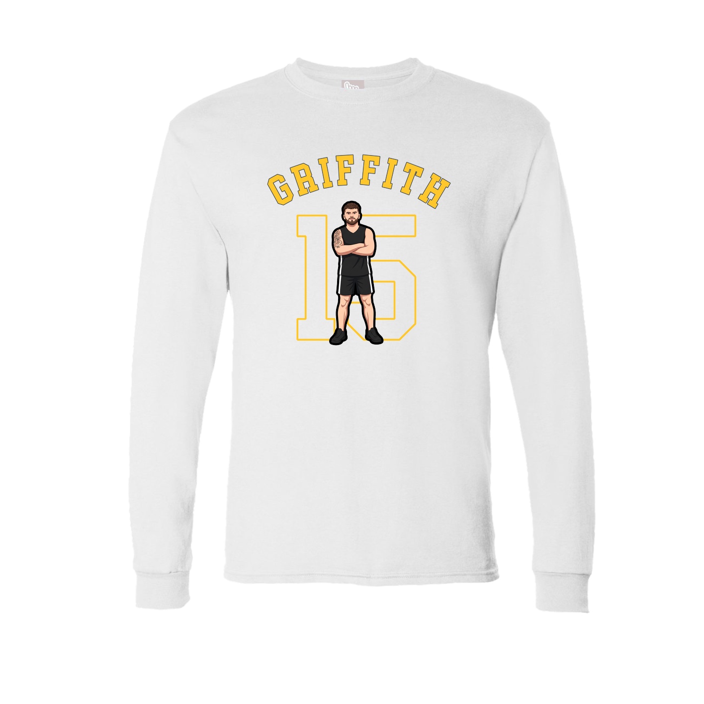 Long Sleeve Tee — Shirsey Arch in White