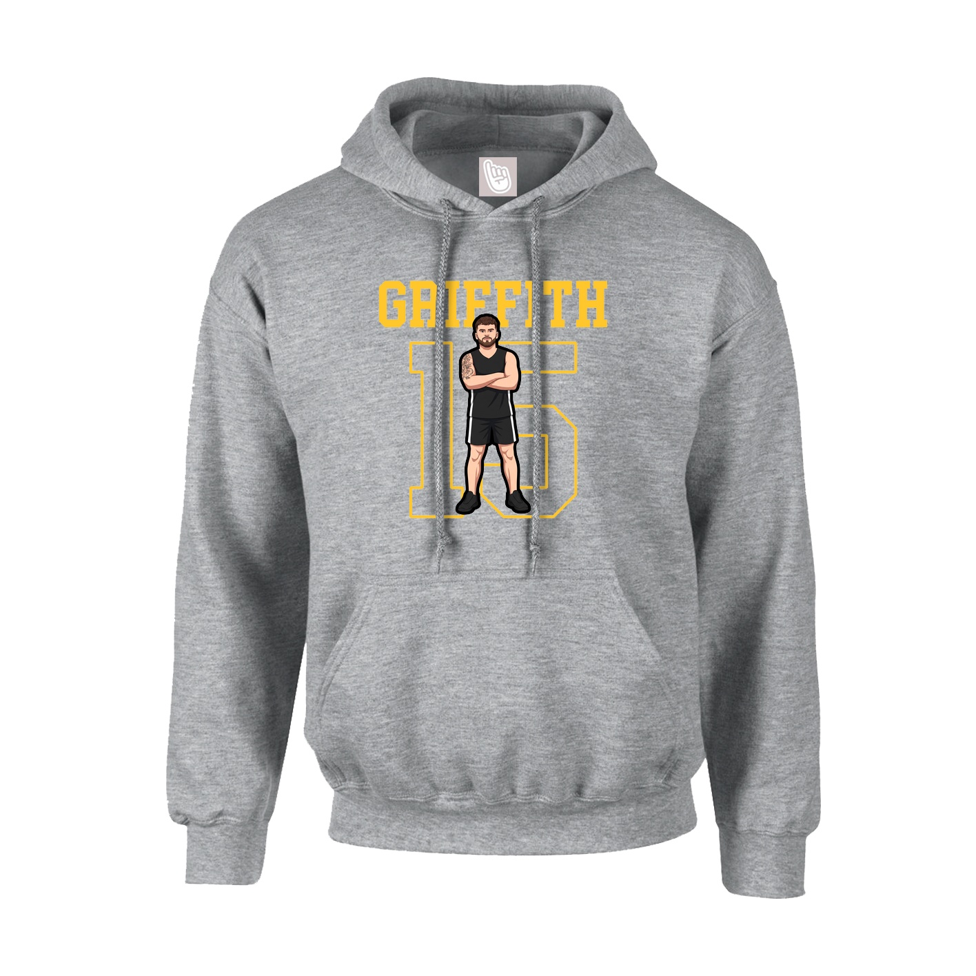 Hoodie — Shirsey in Grey