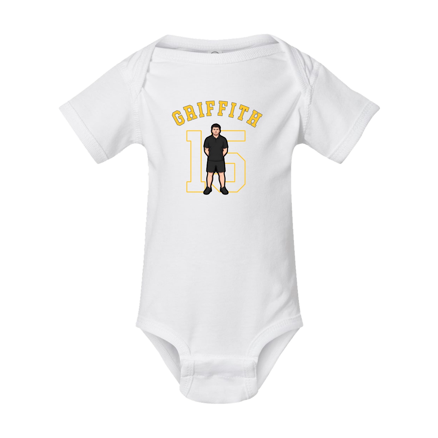 Baby Onesie — Shirsey Arch in White