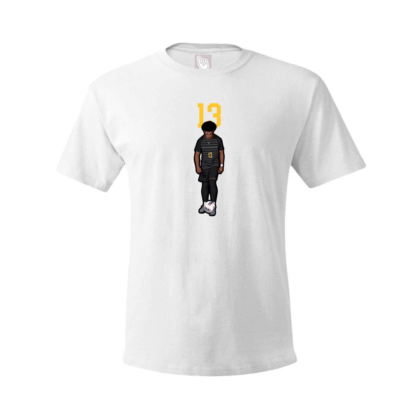 Tee — Number Top in White