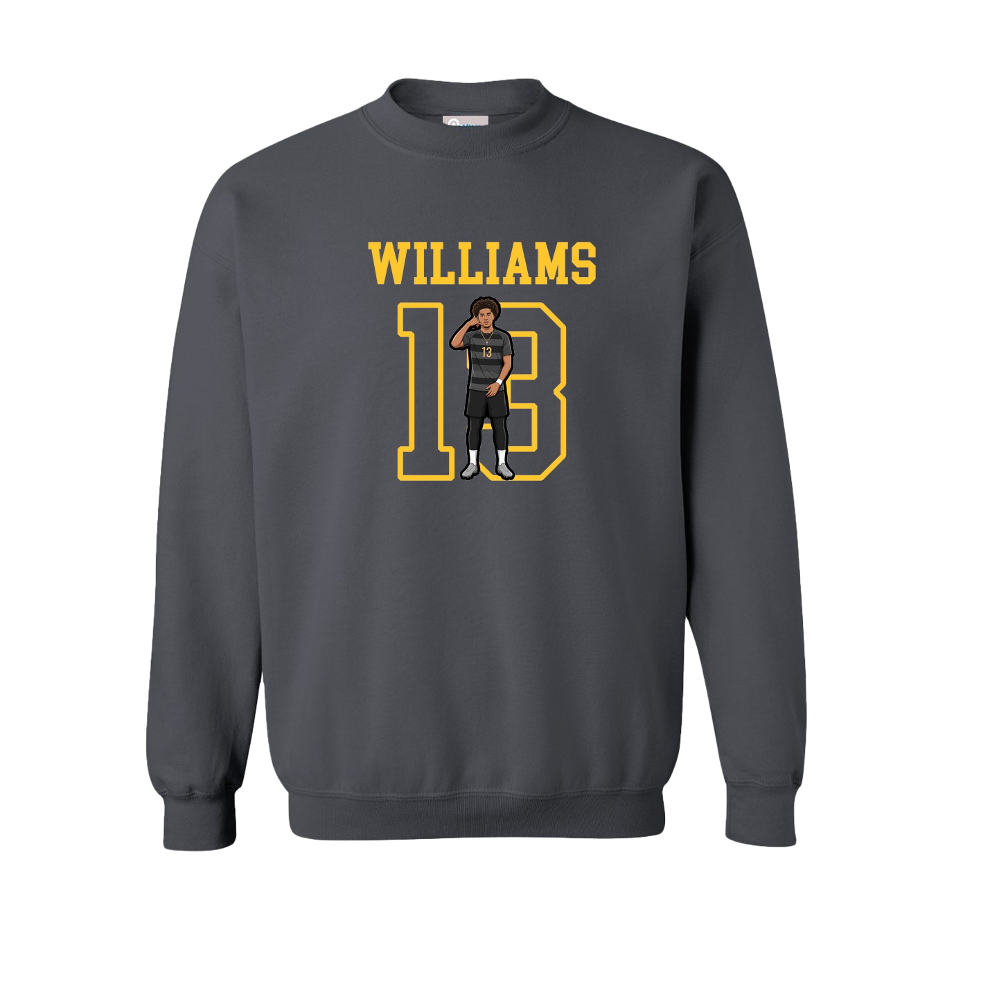 Fleece Crew — Shirsey in Grey