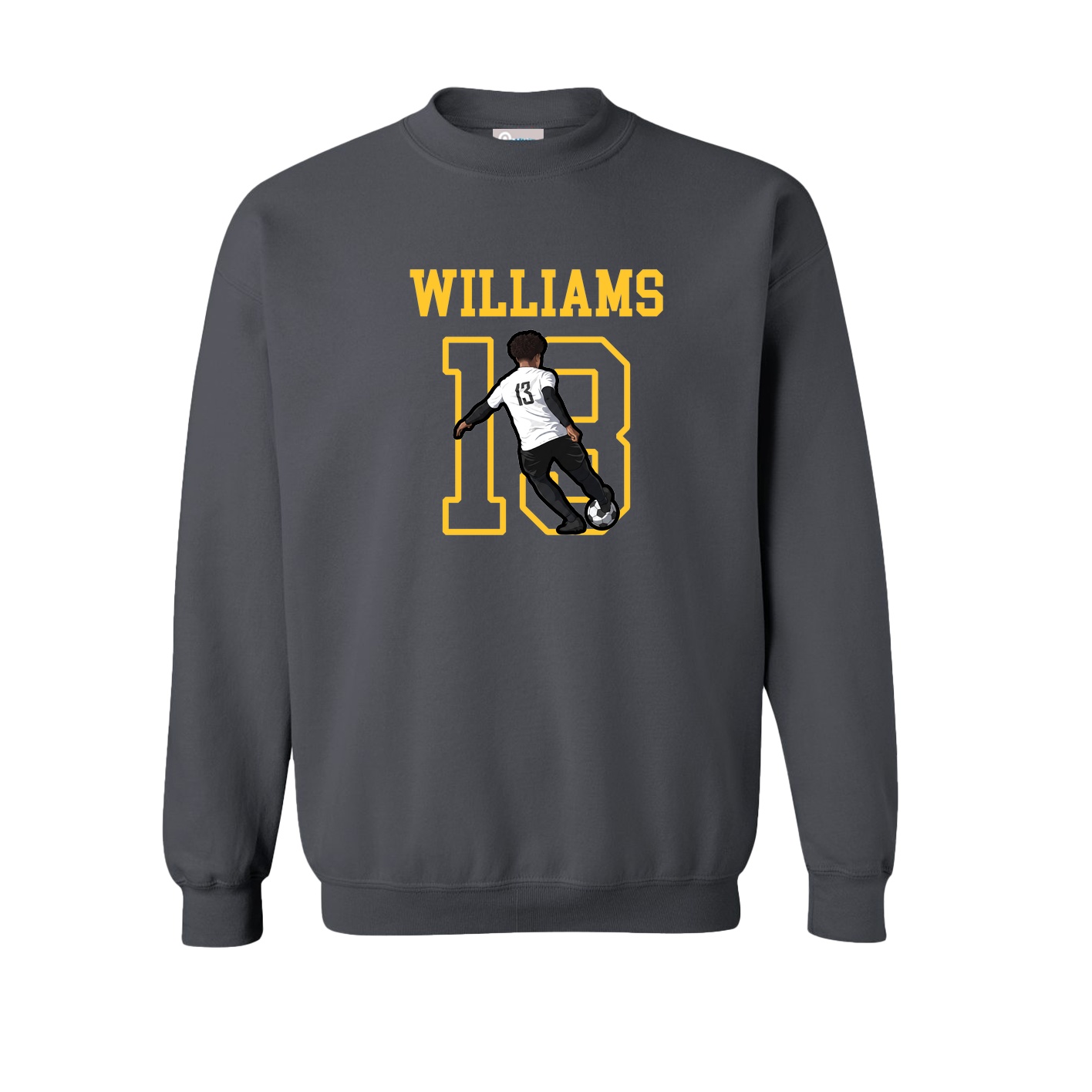 Fleece Crew — Shirsey in Grey