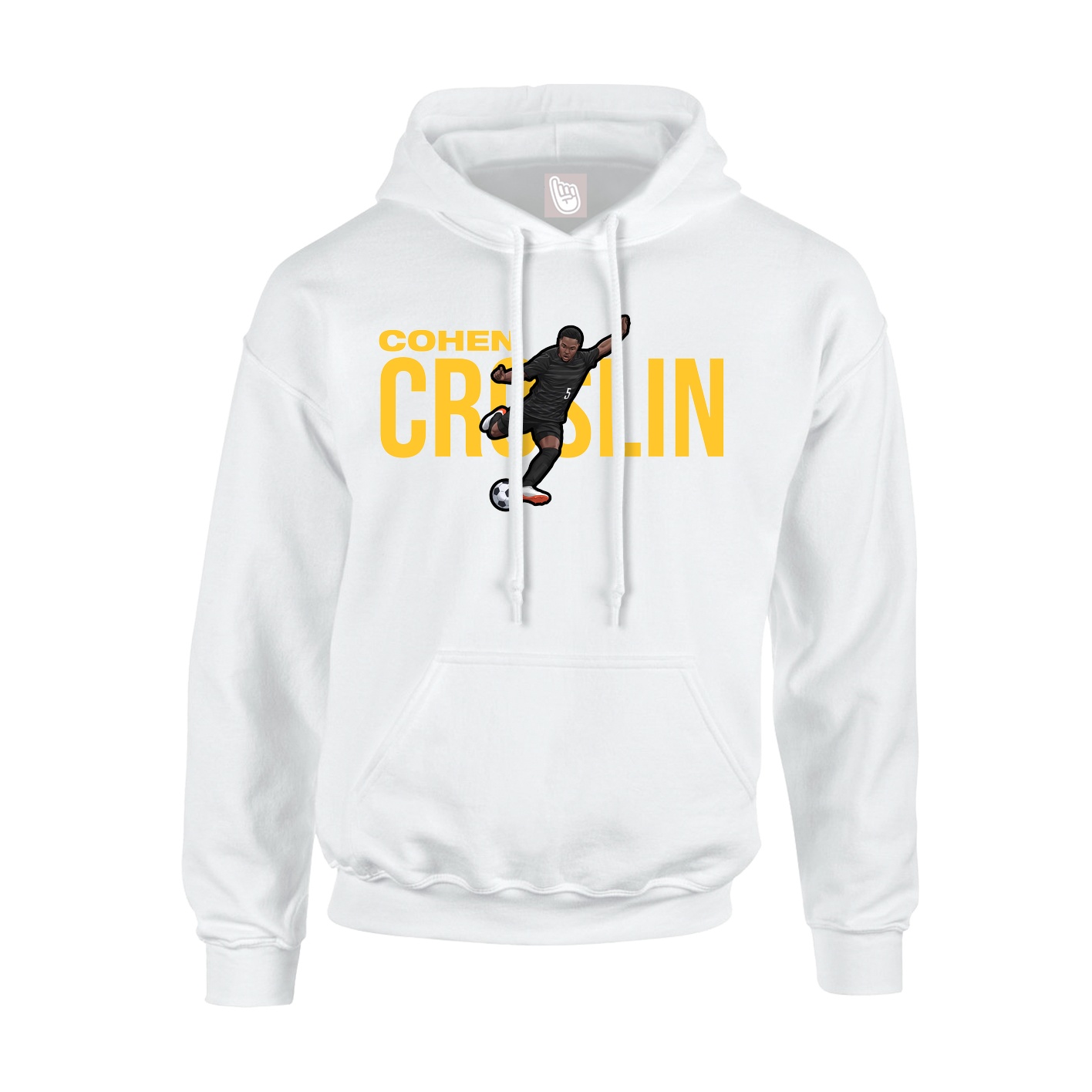 Hoodie — Player Name in White