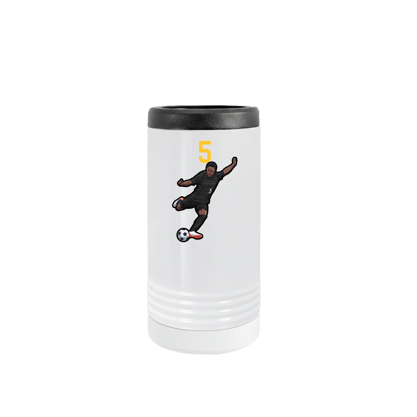 Slim Beverage Holder — Number Top in White