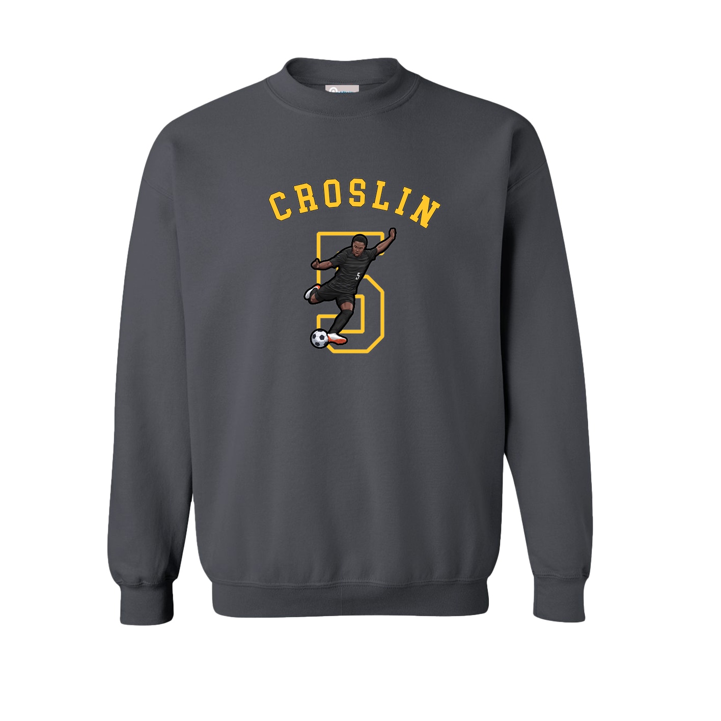 Fleece Crew — Shirsey Arch in Grey