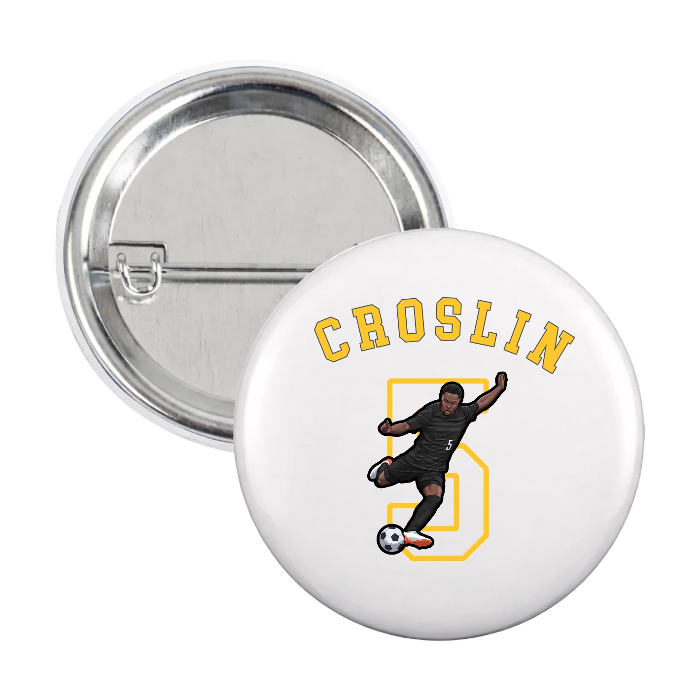 Game Day Button — Shirsey Arch in White