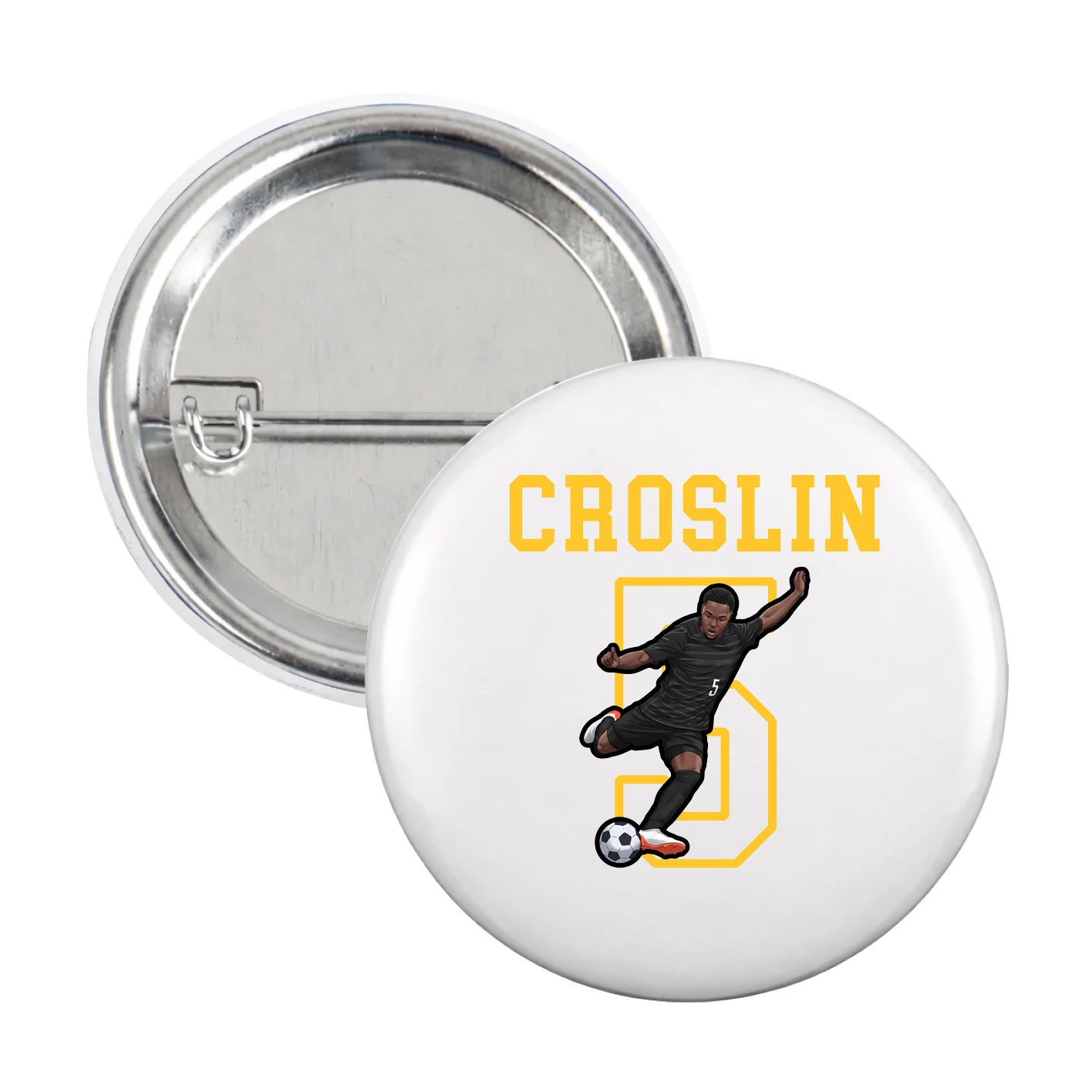 Game Day Button — Shirsey in White