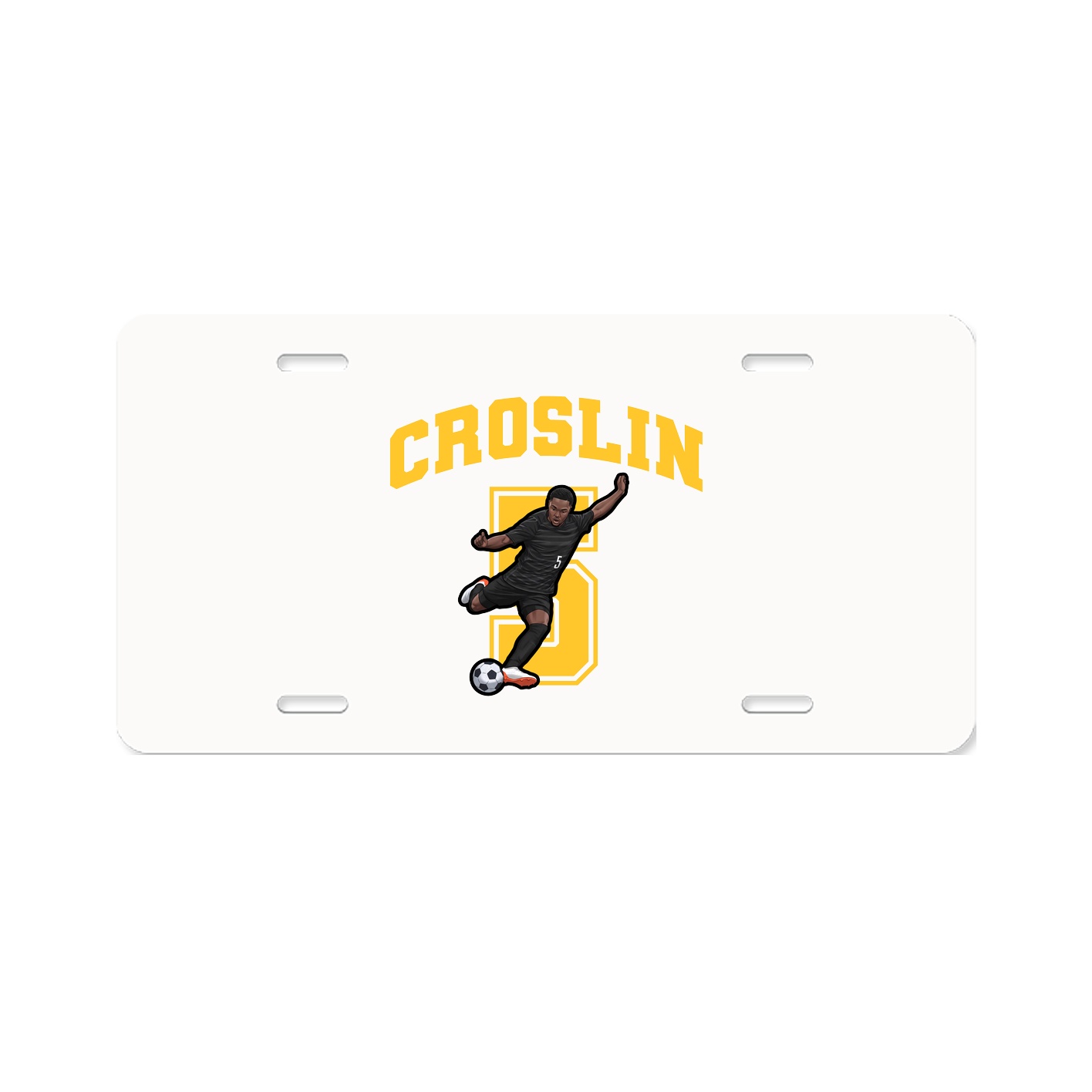 License Plate — Number in Classic