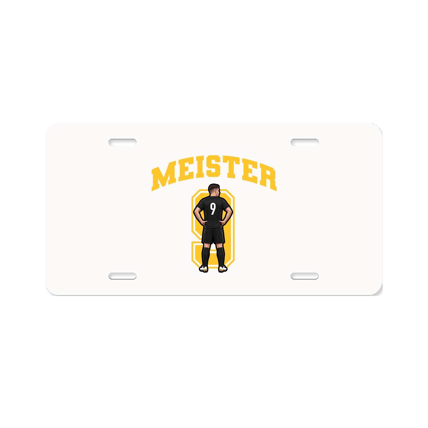 License Plate — Number in Classic