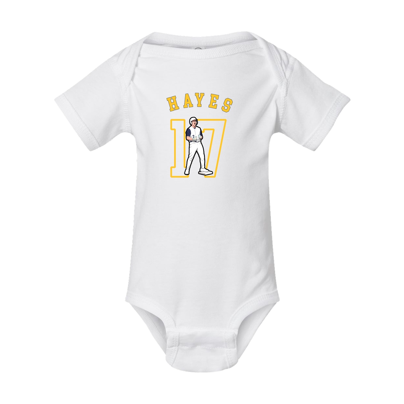 Baby Onesie — Shirsey Arch in White