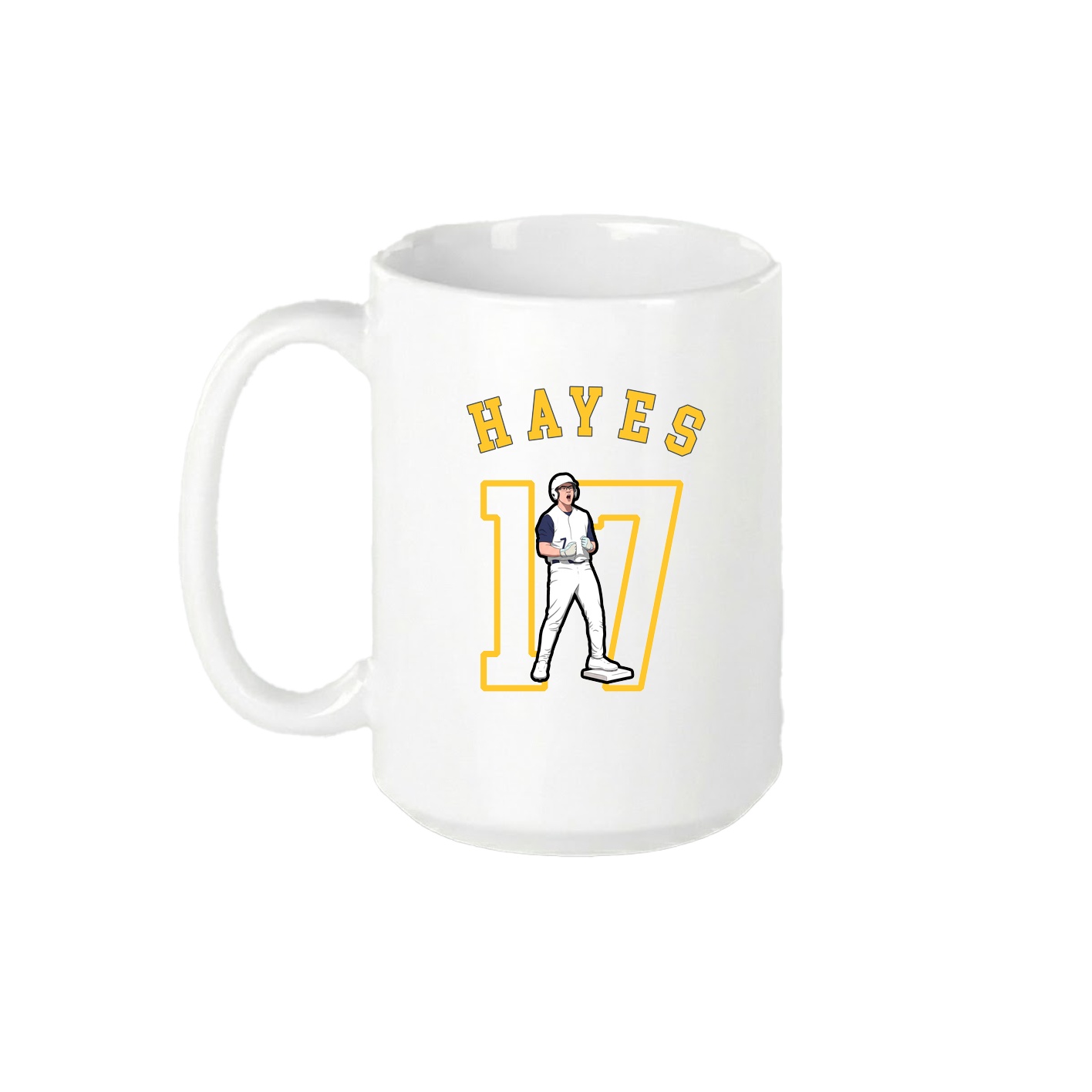 15oz Coffee Mug — Shirsey Arch in White