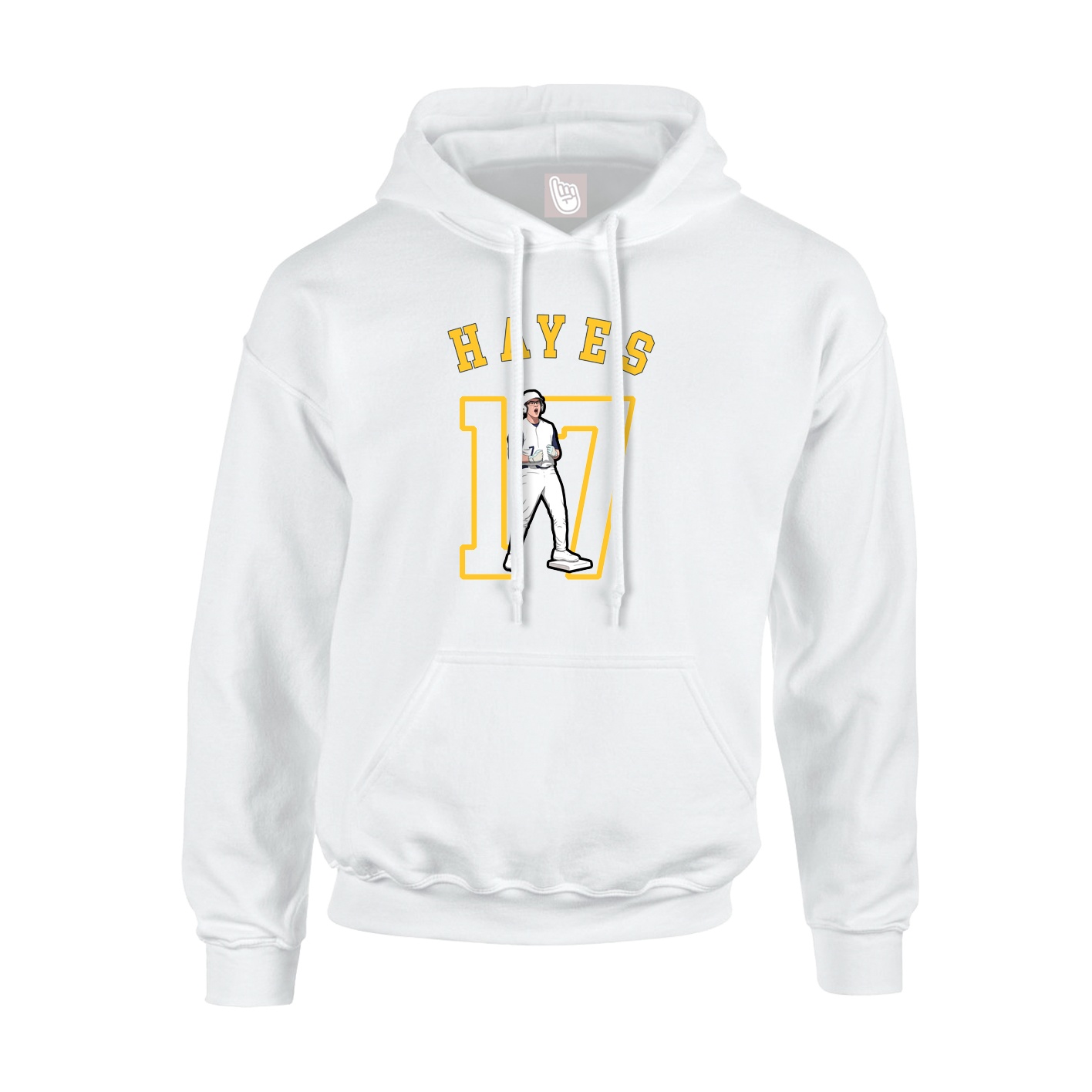 Hoodie — Shirsey Arch in White