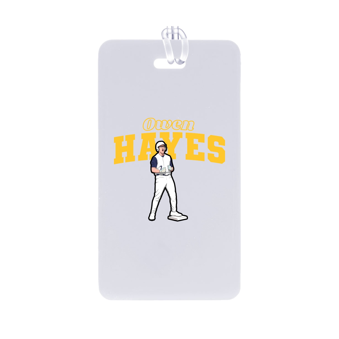Bag Tag — Name Arch in Classic
