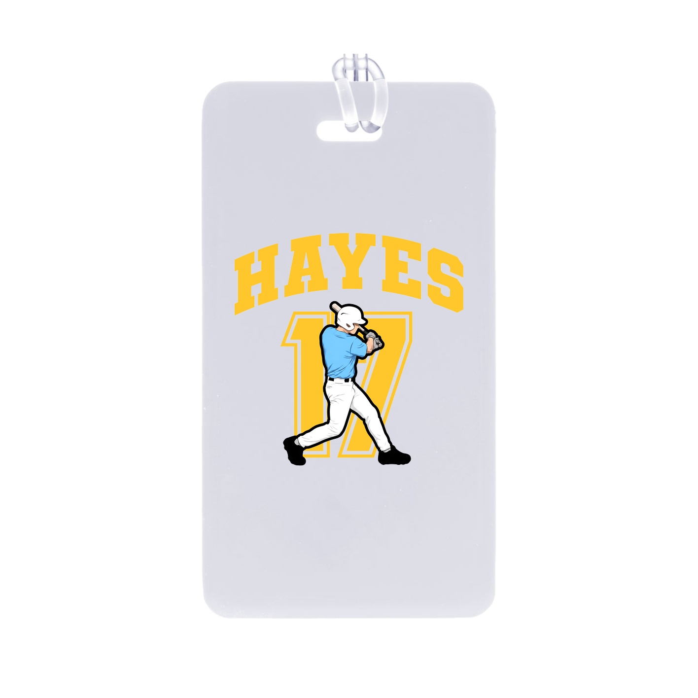 Bag Tag — Number in Classic