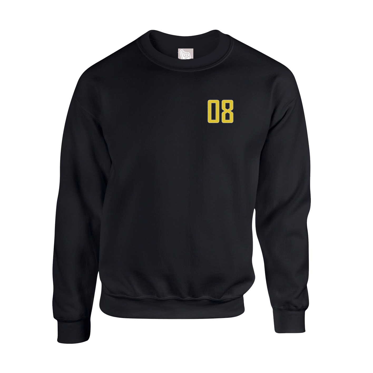 Fleece Crew — Front Shirsy in Black