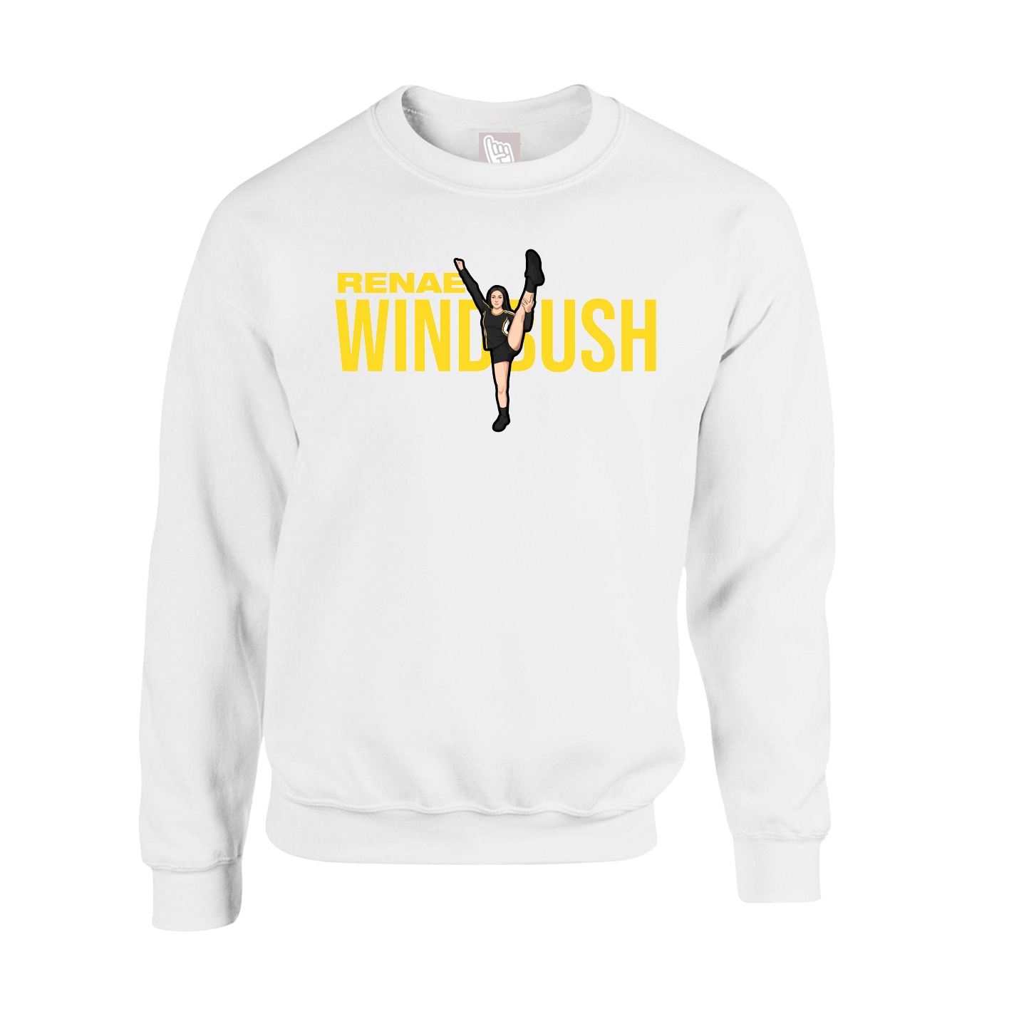 Fleece Crew — Player Name in White