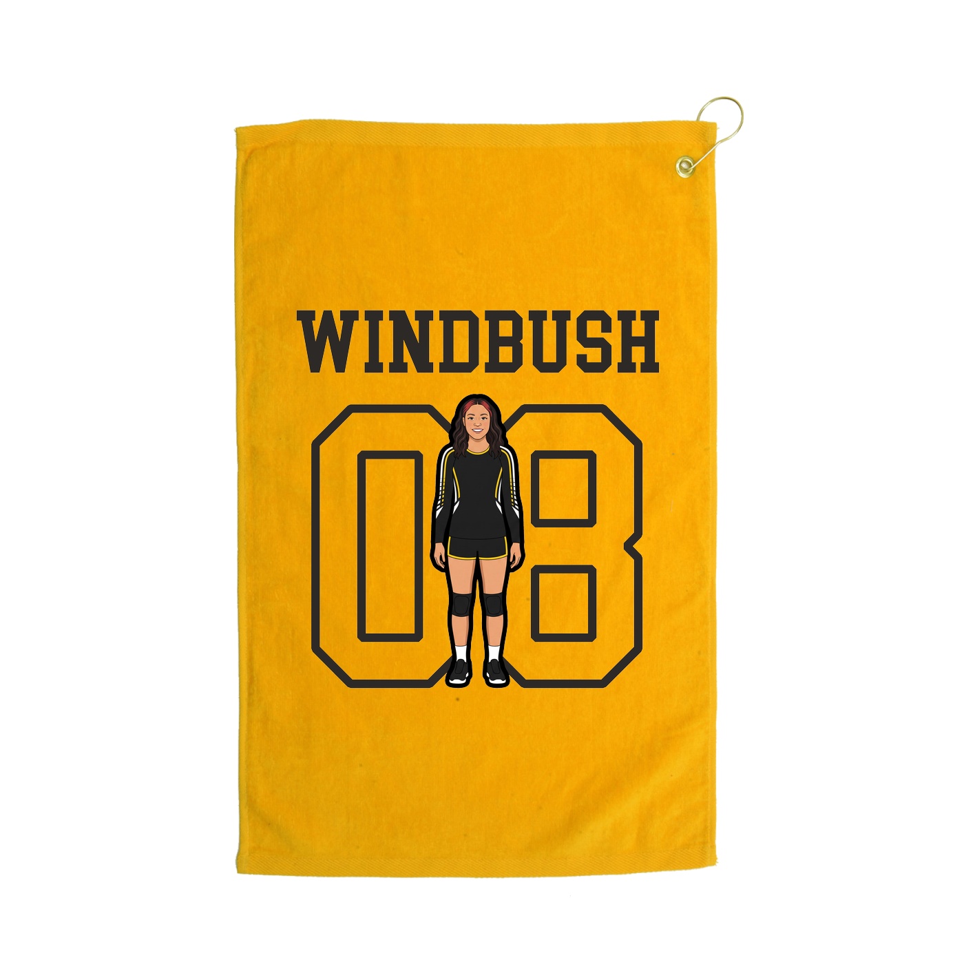 Golf Towel — Shirsey in Gold