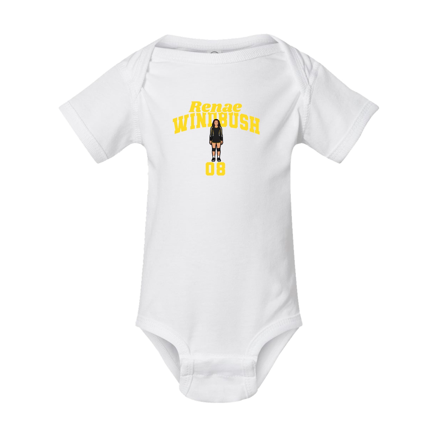 Baby Onesie — Signature Arch in White