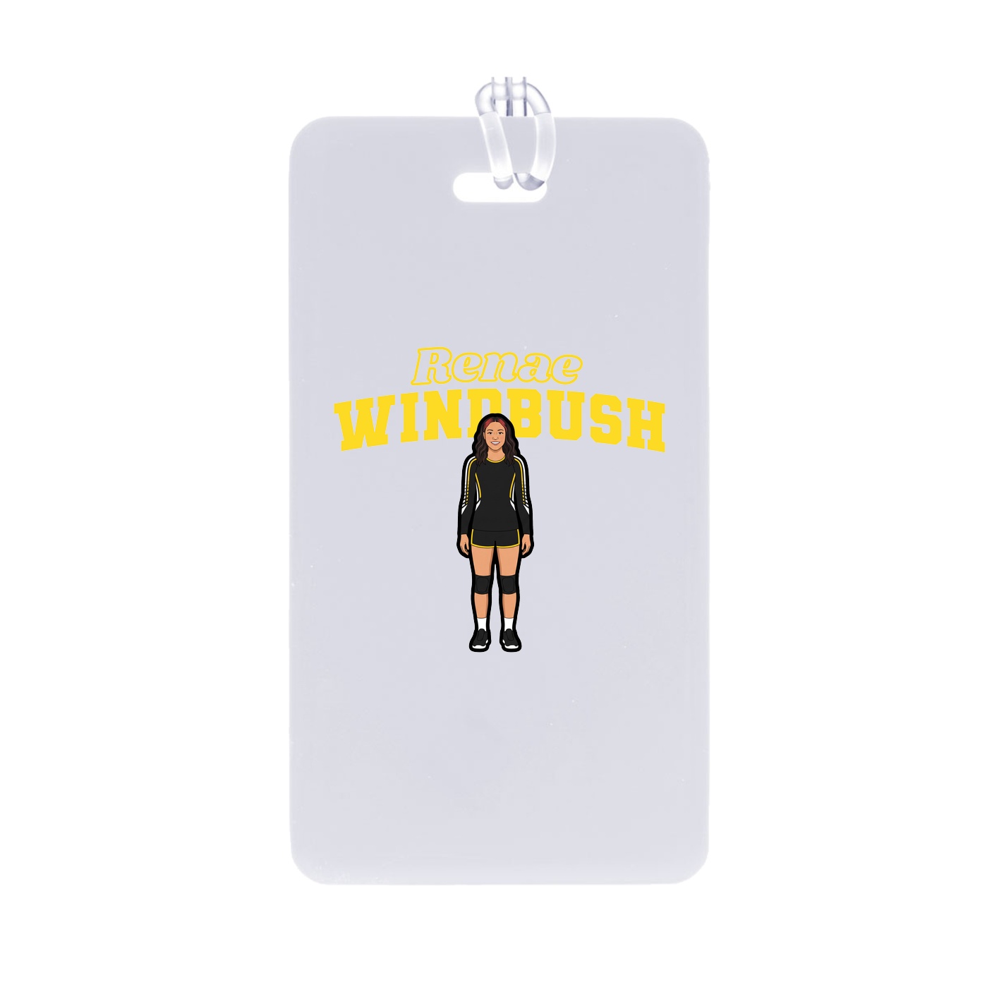 Bag Tag — Name Arch in Classic