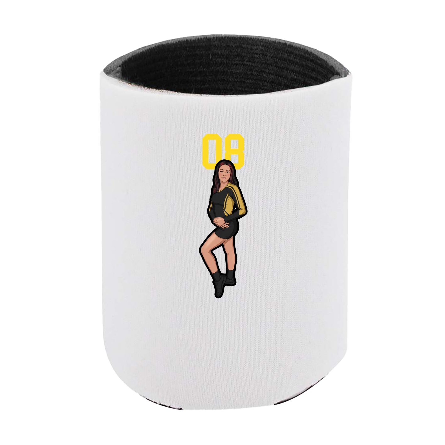 Can Holder — Number Top in White