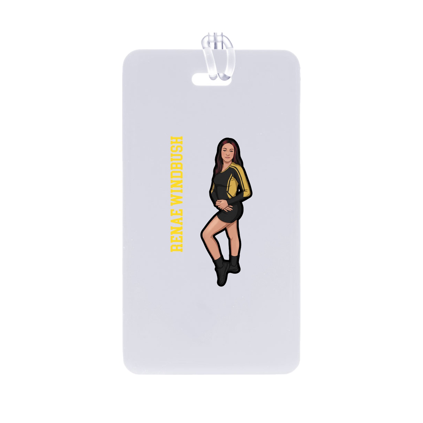 Bag Tag — Name Vertical in Classic