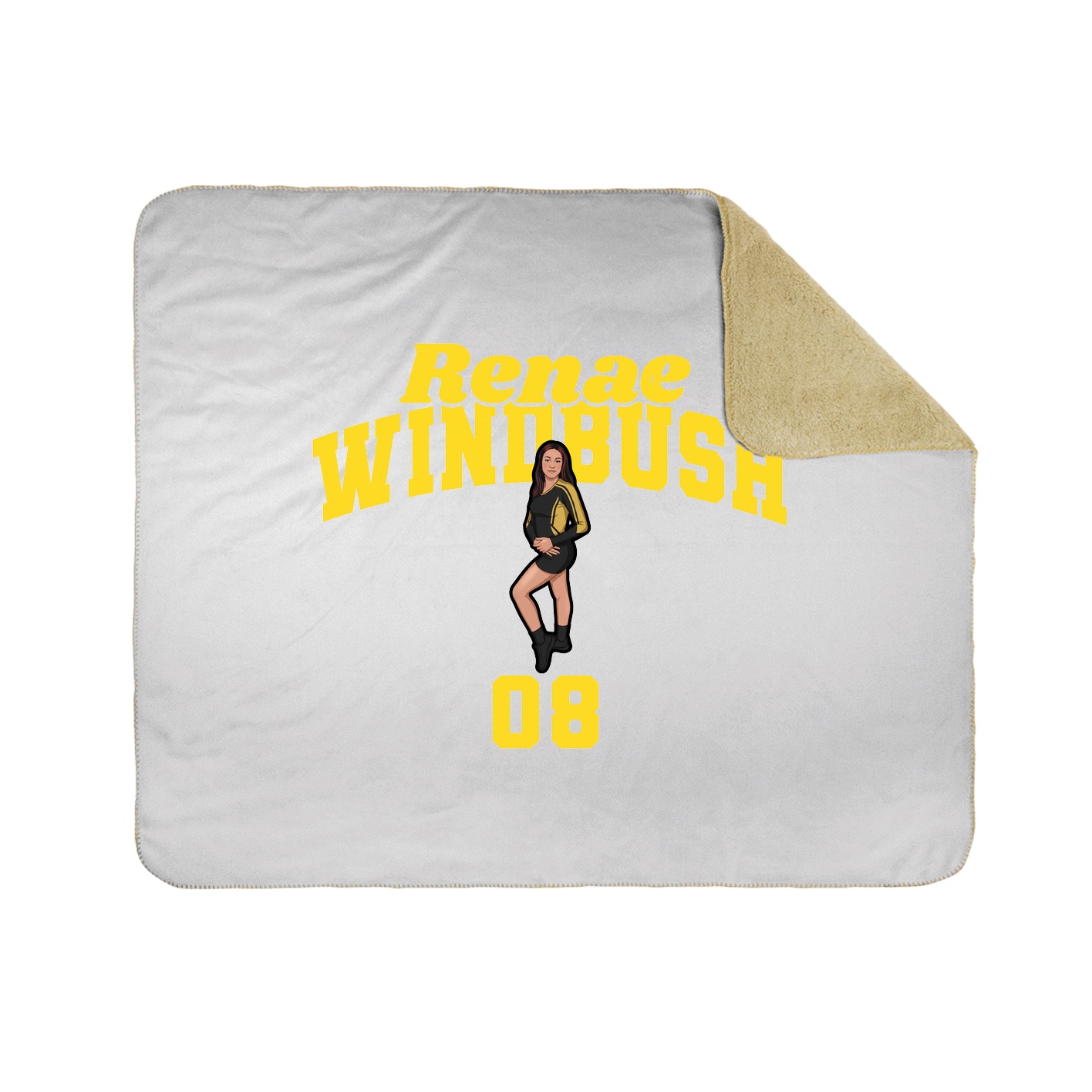 Throw Blanket — Signature Arch in White