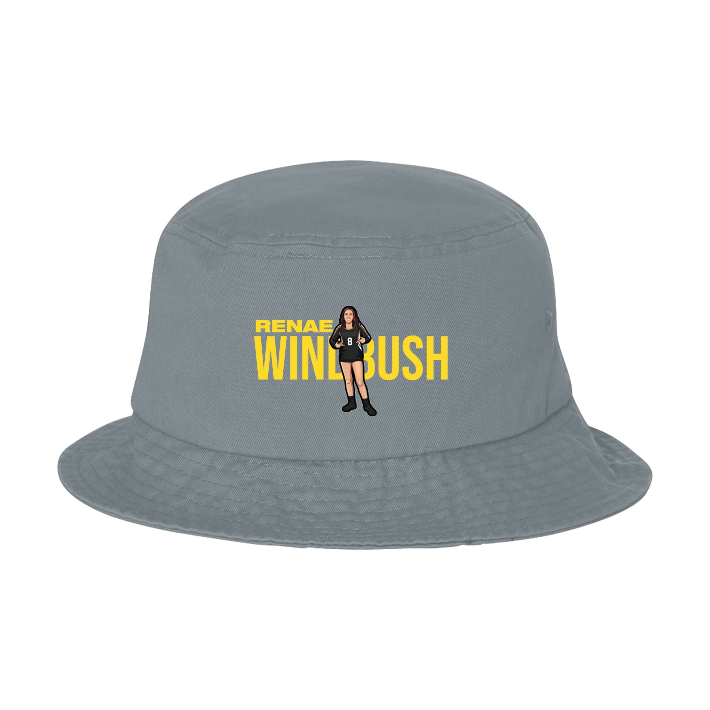 Bucket Cap — Player Name in Grey