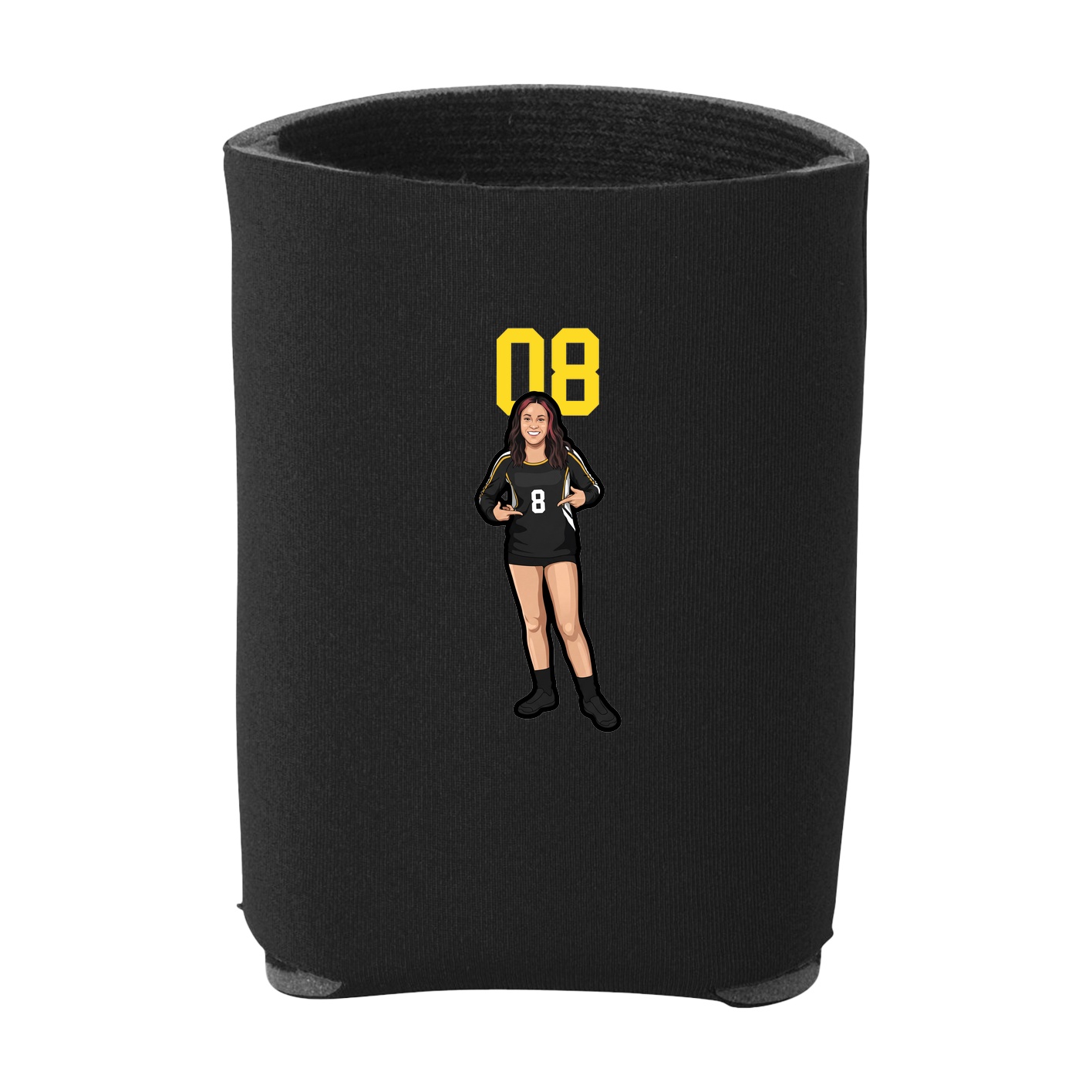 Can Holder — Number Top in Black