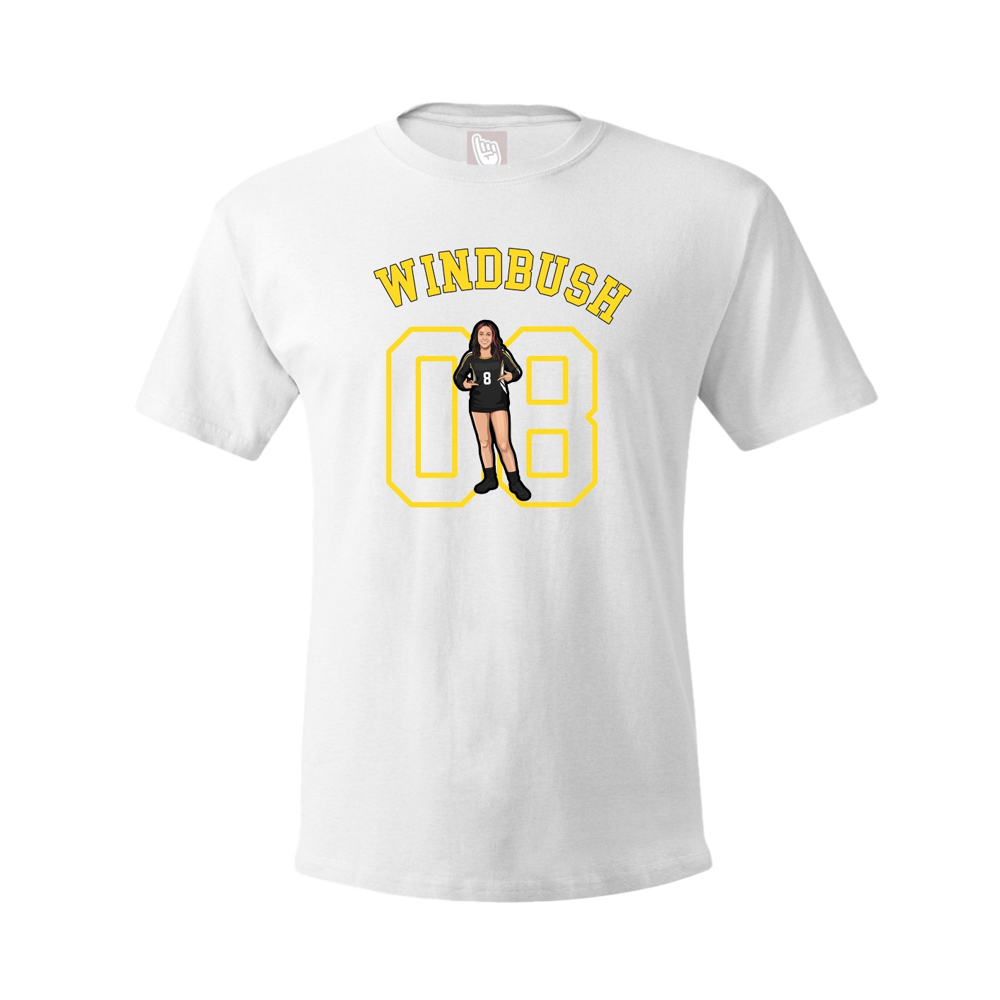 Youth Tee — Shirsey Arch in White