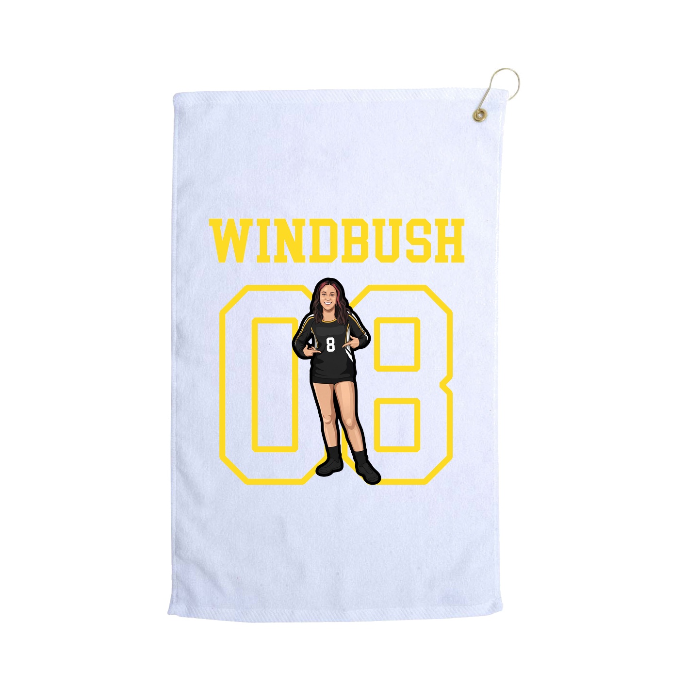 Golf Towel — Shirsey in White