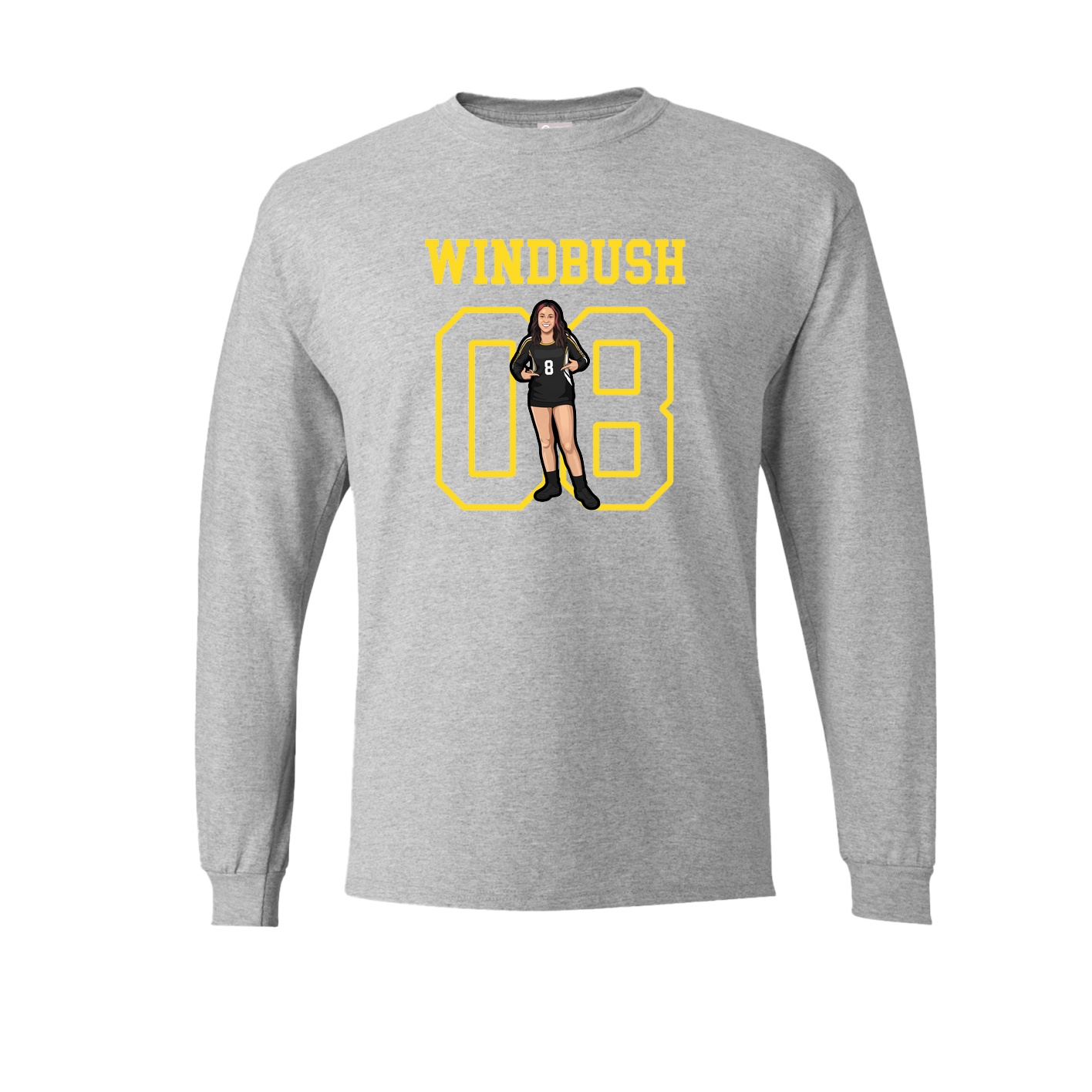 Long Sleeve Tee — Shirsey in Grey