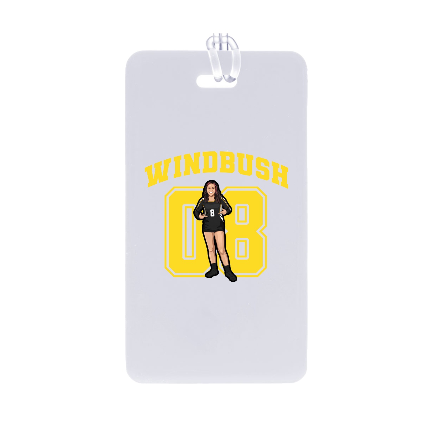 Bag Tag — Number in Classic