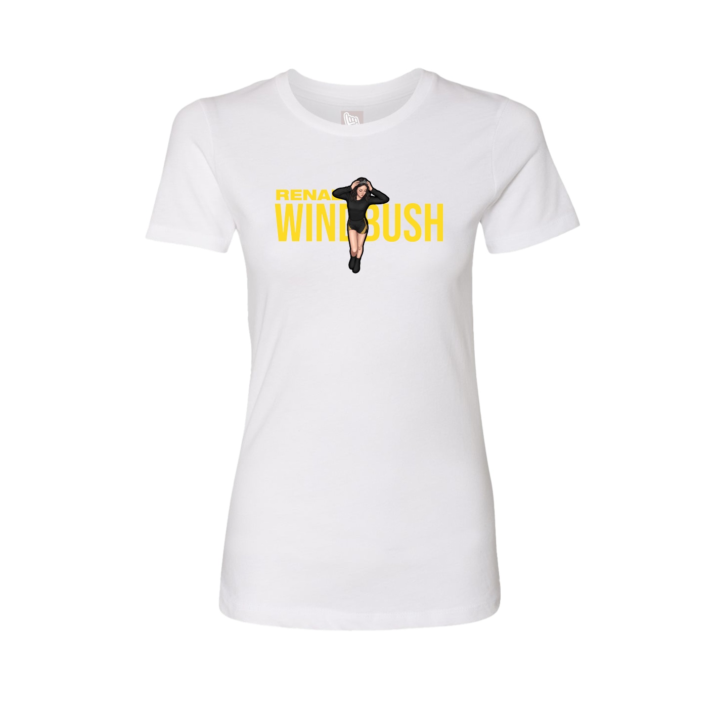 Womens Tee — Player Name in White