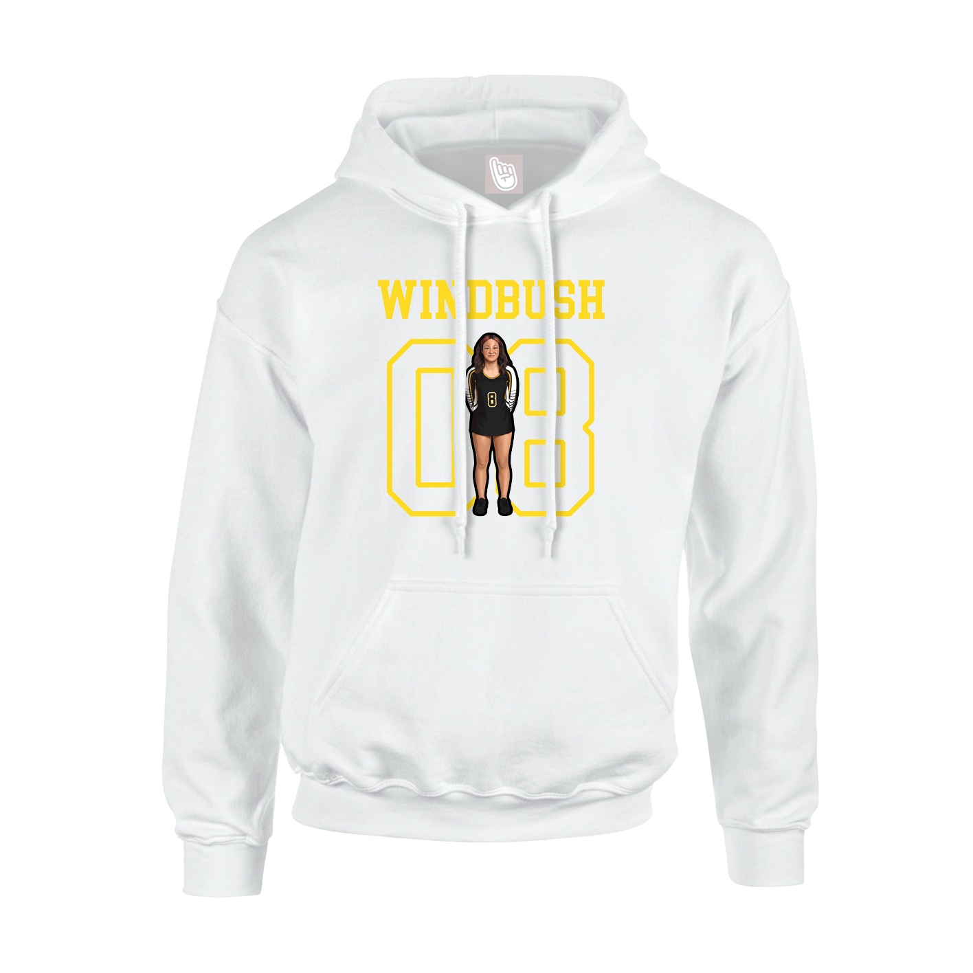 Youth Hoodie — Shirsey in White