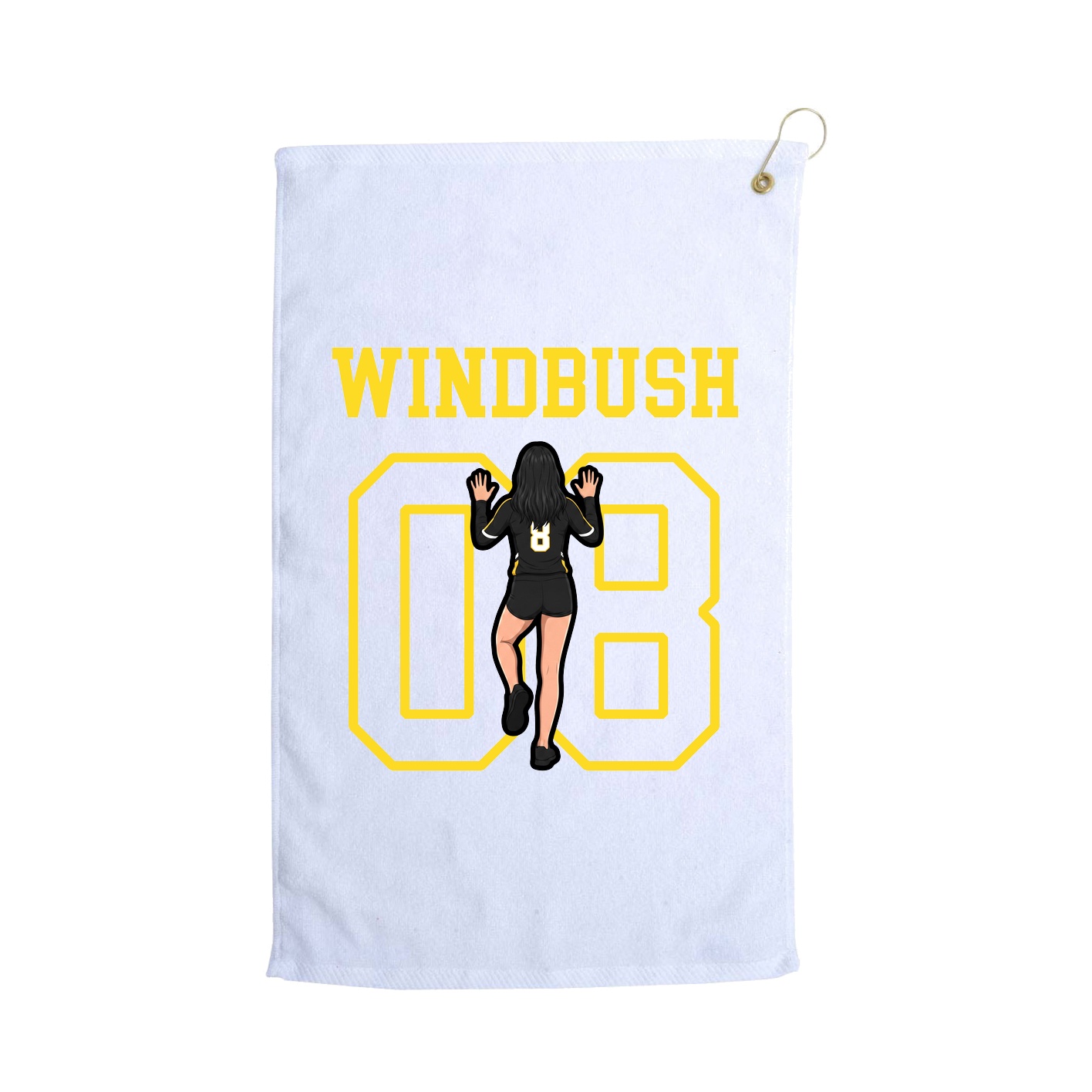 Golf Towel — Shirsey in White