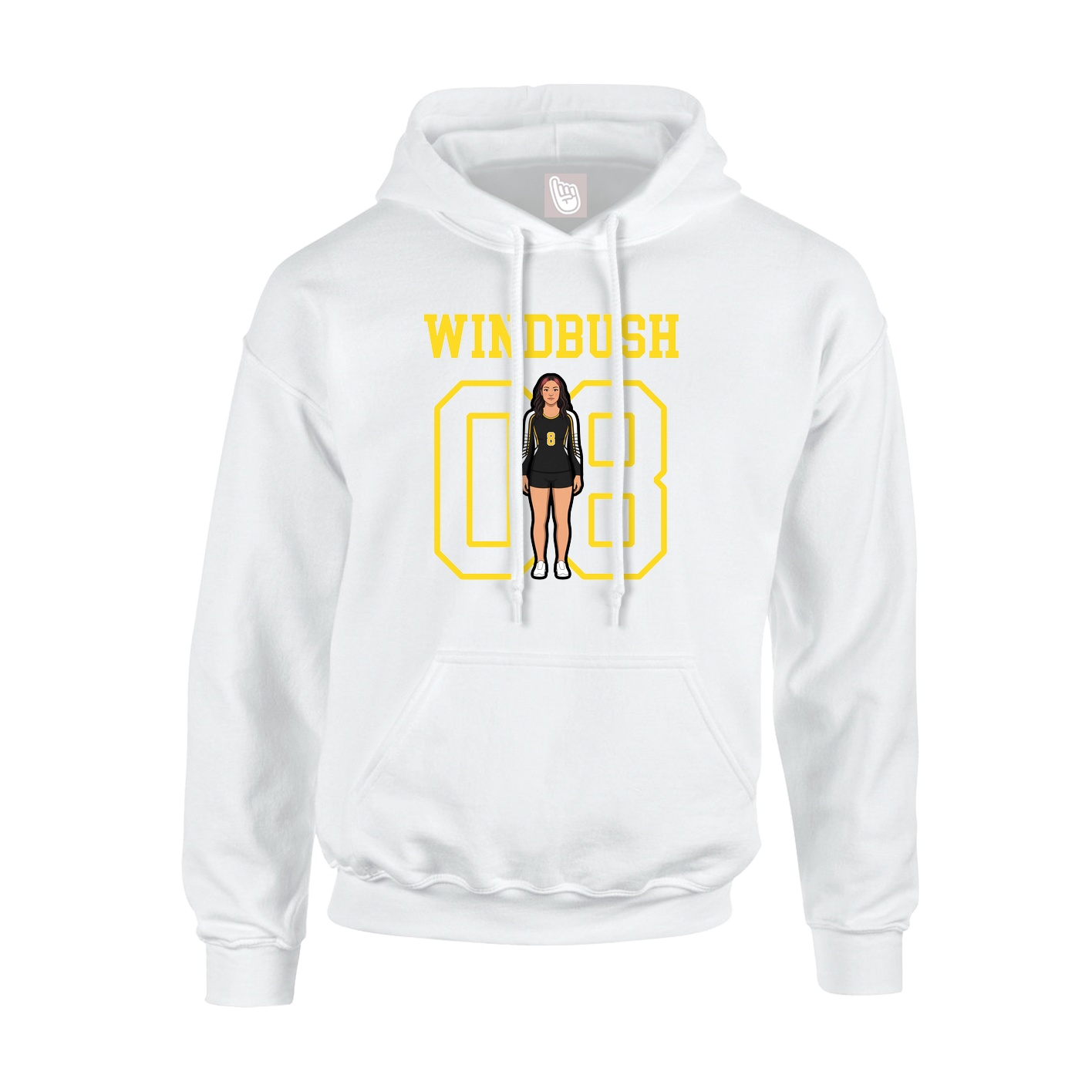 Youth Hoodie — Shirsey in White
