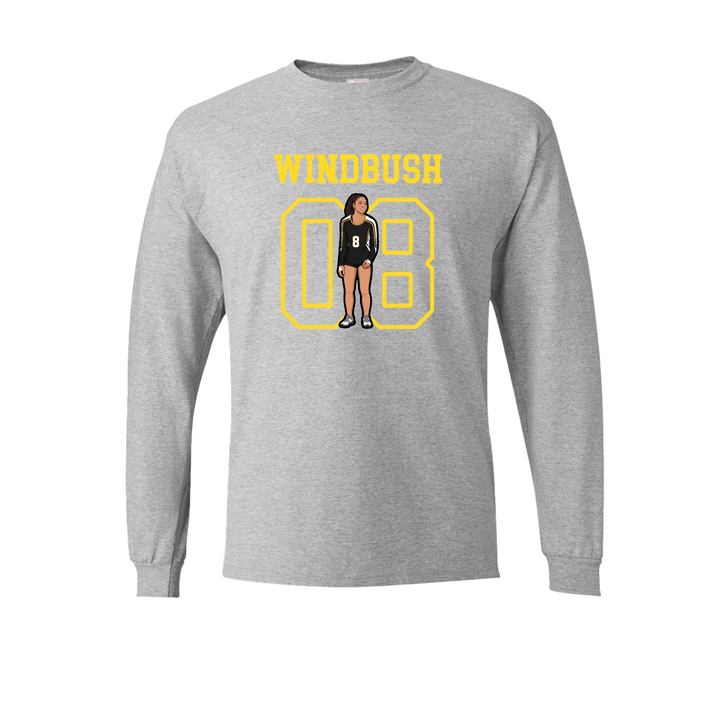 Long Sleeve Tee — Shirsey in Grey