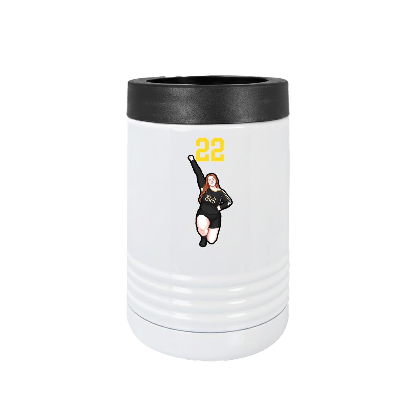 Beverage Holder — Number Top in White